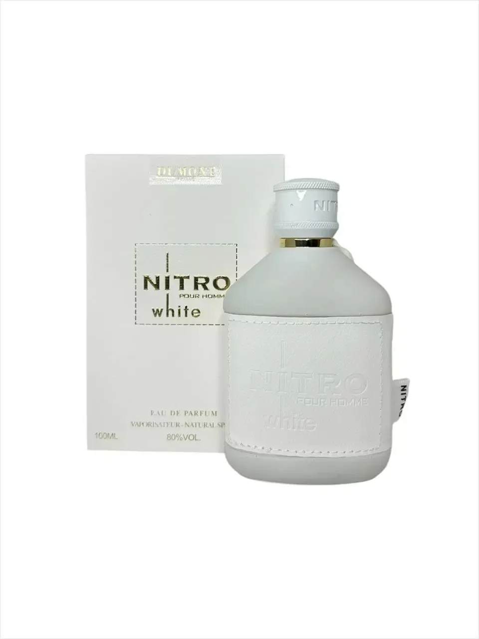 

NITRO White EDP Pour Homme: Modern White Finish, Refined Woody & Citrus Notes for Men