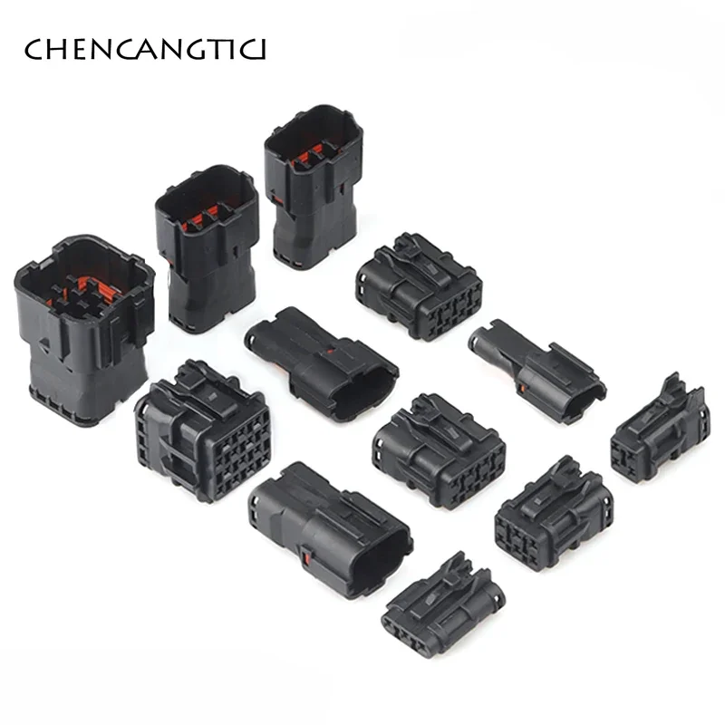 1 Set 1 2 3 4 6 8 12 14 16 Pin Connector MG640280-5 MG610278-5 SWP Style Waterproof Adapter Automotive Plug for Xenon Lights