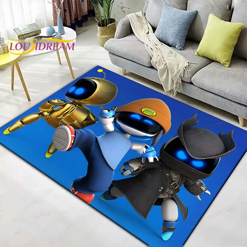 

Hot Game Characters A-AstroBot Floor Mat INS Style Soft Bedroom Floor House Laundry Room Mat Anti-skid Household Carpets Gift