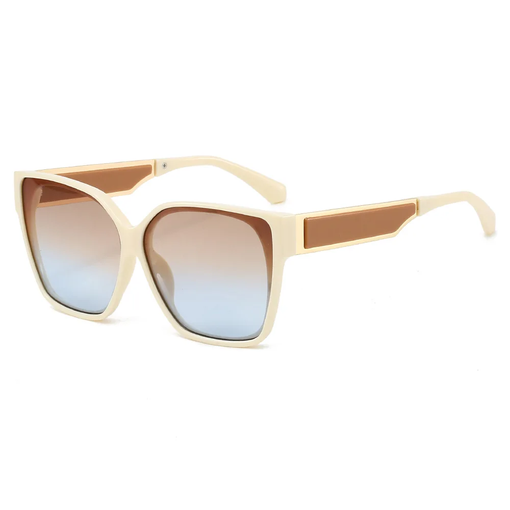 New Square Sunglasses Women Luxury Designer Color Patchwork Quality Fashion INS Hot Shades for Travel Casual