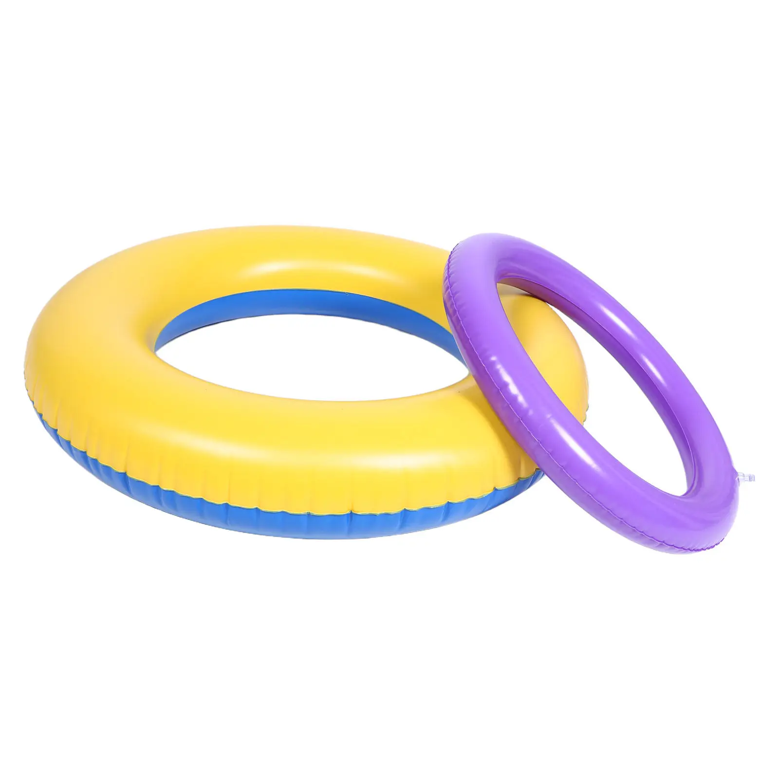 2pcs Yoga Ball Holder 32Cm 37Cm Inner Diameter Inflatable Anti-Slip Fixed Ring Stability Base For Posture Correction Universal