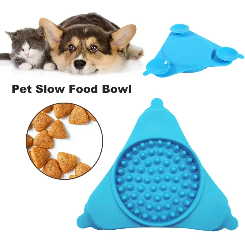 

Pet Supplies Cat Peanut Butter Lick Pad Food Pet Tableware Tray Silicone Treat Bowls Cat Dog Strong Suction Lick Mat