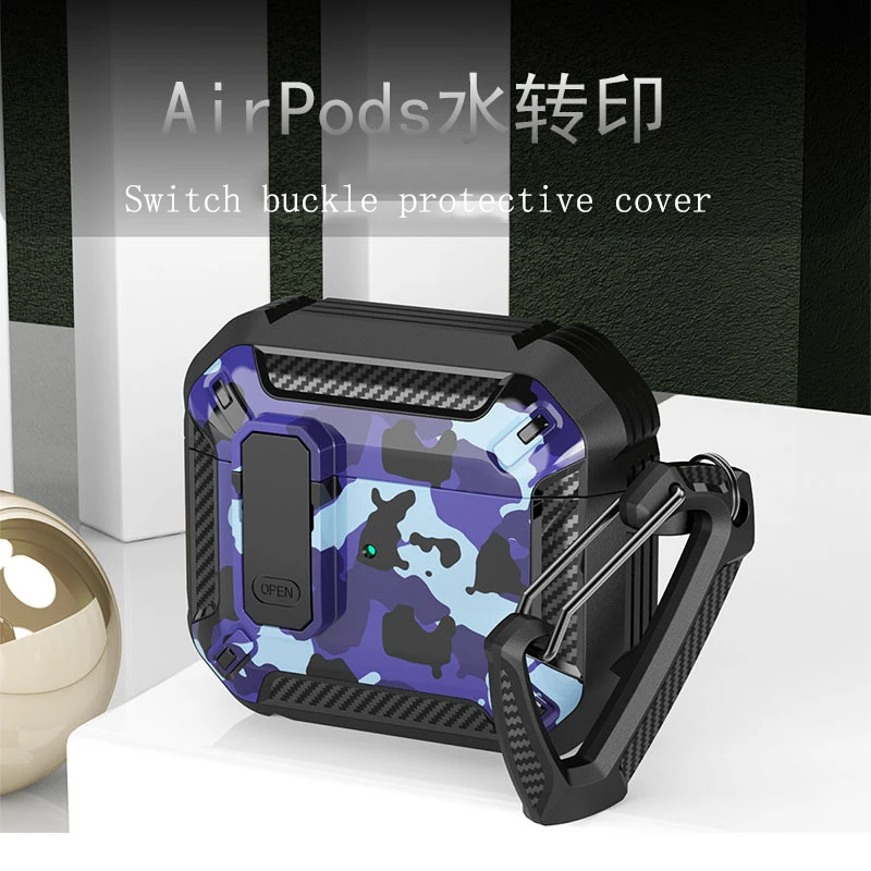 Switch Buckle Protective Cover Headphone Cover Air Pro Earphone Storage Box Multi Functional Earphone Protective Cover