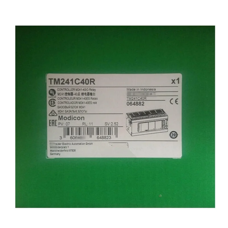 وحدة التحكم المنطقية Schneider PLC Modicon M241 TM241CE24R/24T/24U/40R/40T/40U مع إيثرنت #3