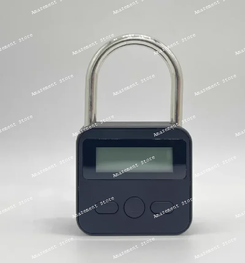

heavy duty metal time lock, waterproof usb rechargeable padlock with lcd timer for home security
