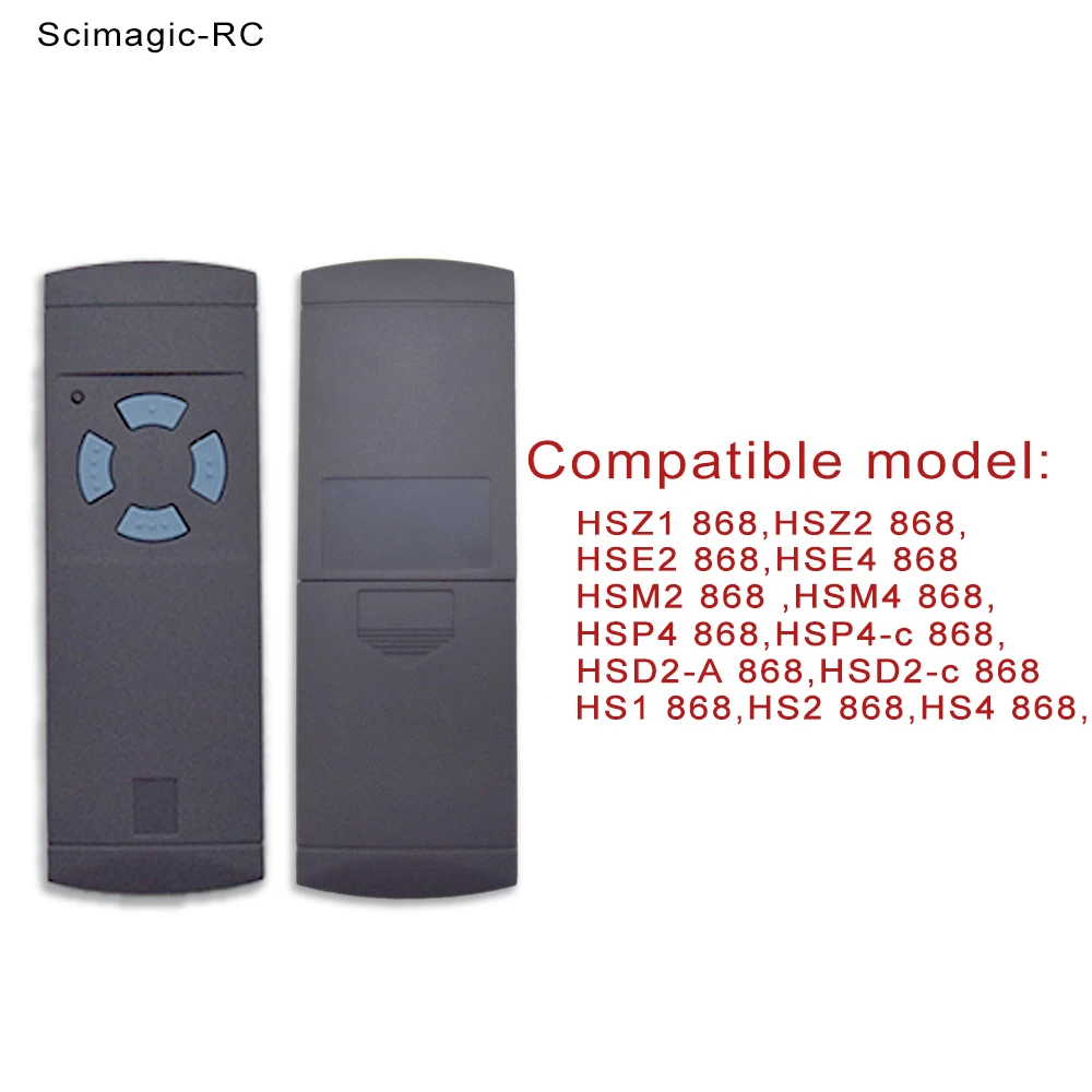 Imagem -03 - Hormann-transmissor Remoto de Porta de Garagem Abridor de Controle de Portão Duplicador de Comando Hormann Hsm2 Hsm2 Hse2 Hse4 868mhz 868mhz