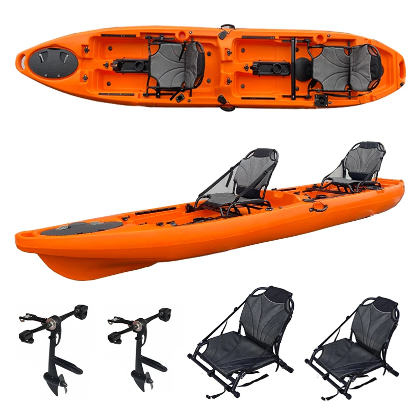 2021 new design sit on top fishing kayak for double pedal kayak on sale