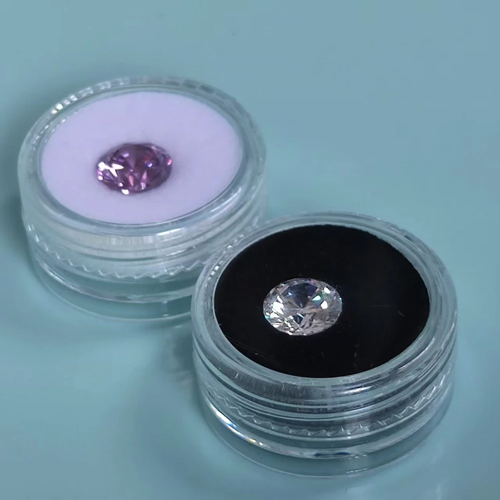 

Loose Diamond Box Transparent Gemstone Storage Case Charms Bead Organizer Ring Gem Stone Piercing Jewelry Gift Package Box 30Pcs
