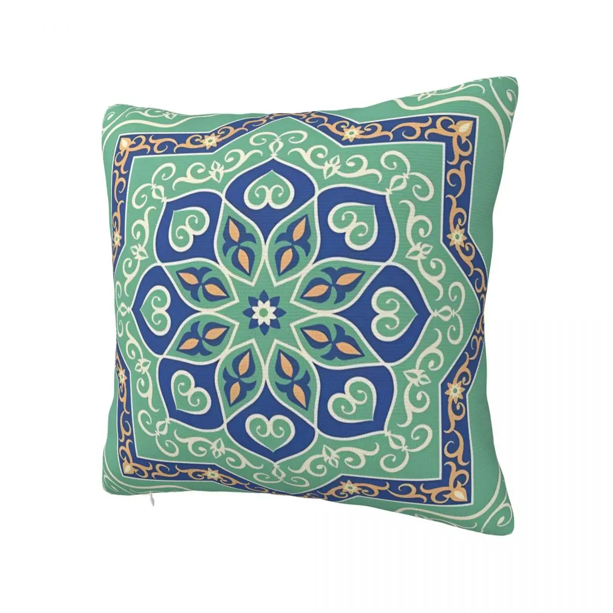 Khayamiya Pistachio Green Ramadan Pillow Cover Fun Pillow Case For Living Room Chair Cushion Cover Soft Custom Pillowcases Gift