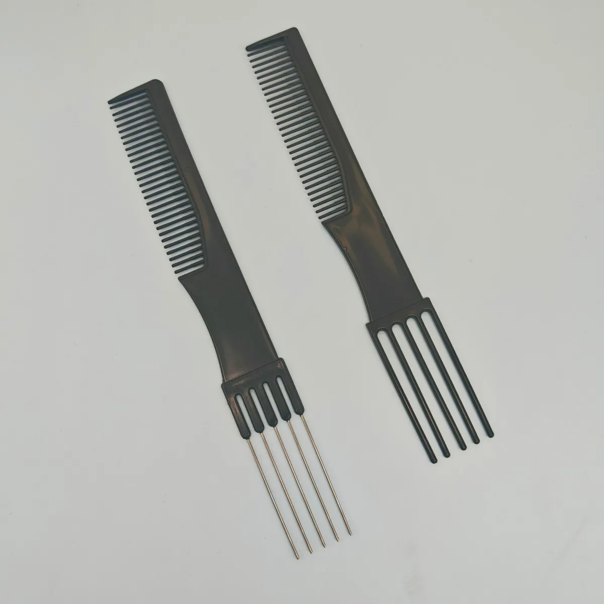 10 قطع جديد تصفيف الشعر الرجال النساء صالون تجميل تصفيف الشعر فرشاة سوداء أمشاط فرشاة الشعر