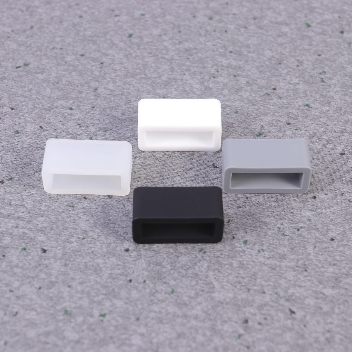 4개입 14mm 시계 스트랩 버클 실리콘 베젤 액티비티 링 스마트워치 교체용 플라스틱 베젤 접착제 가스켓 시계줄