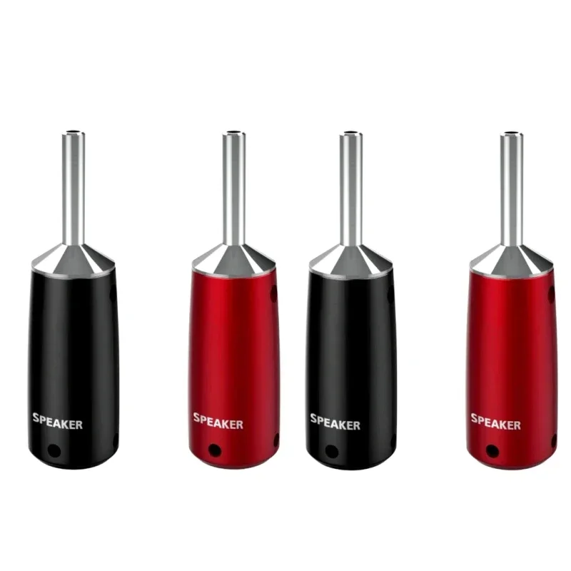 4pcs 1003 Series Banana Plug / Y Spade Plug Pure Copper Silver Plated Speaker Plug No Welding Banana Plugs Connector