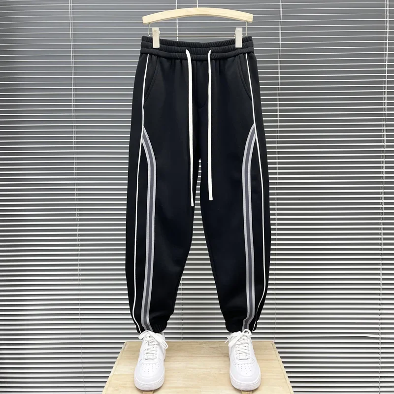 Fashion Men\'s Jeans for 2024 Spring New High Street Hip Hop Straight-Leg Loose Pants for Sports and Leisure Mens Pants ropa