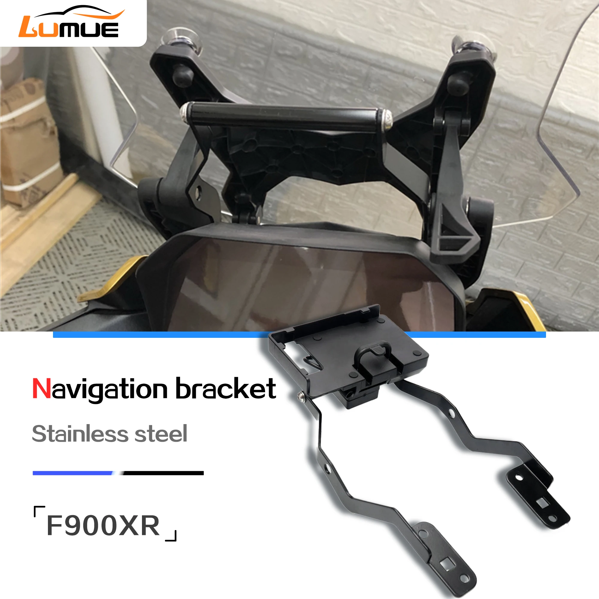 

Motorcycle windshield Stand Holder Phone Mobile Phone GPS Navigation Plate Bracket For BMW F900XR f900xr 2020 F900 2021 F900XR