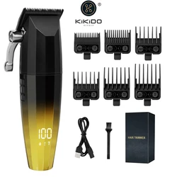 KIKIDO HT1 Hair Clipper Professional Hair Trimmer Electric Clippers Cordless Hair Cutting Machine Trimmer Clipper for Men 2000MA