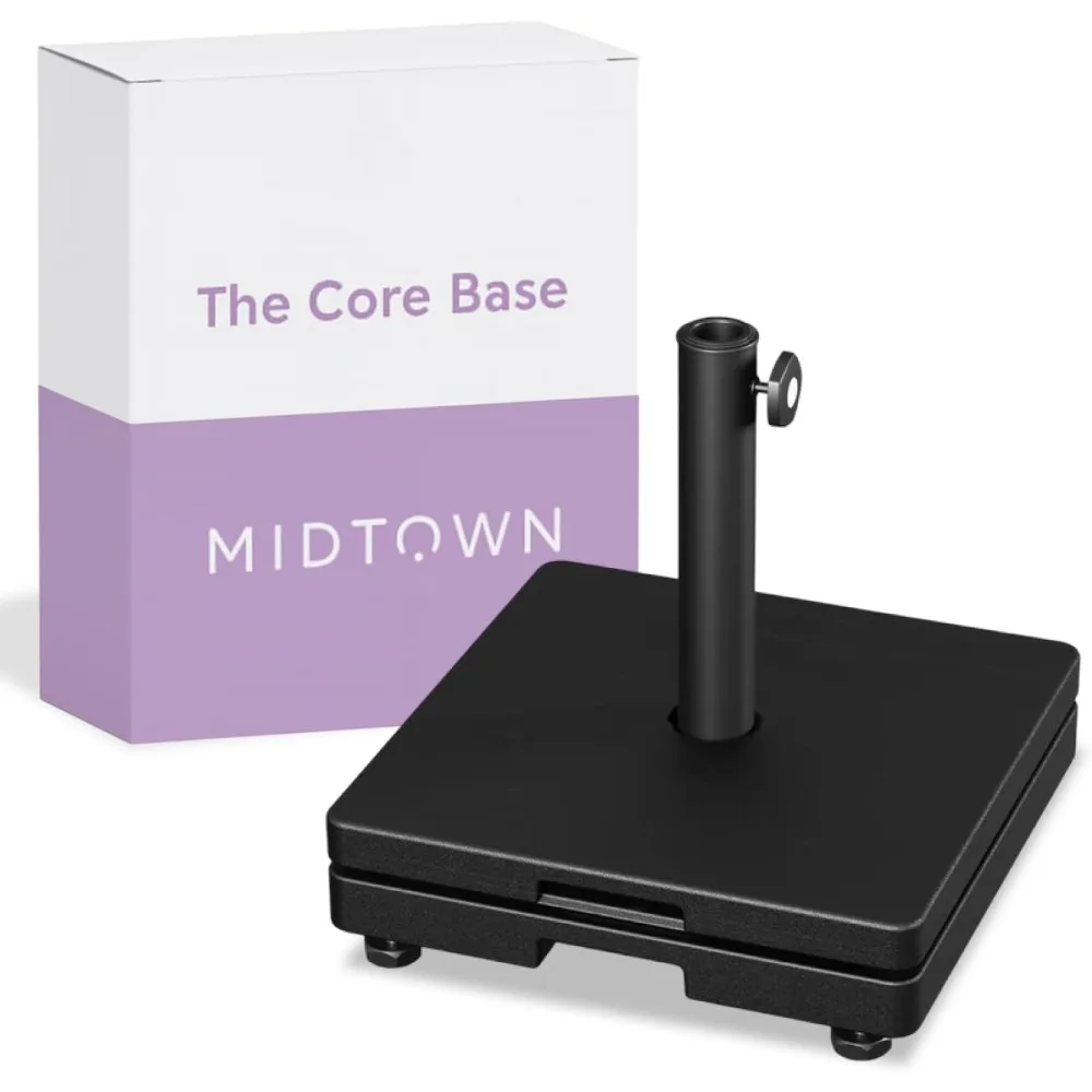 

Зонты Midtown — Основание — Основание — Основание для зонта для патио с колесами. Алюминиевый опорный столб для зонтических стоек диаметром 1,5–2 дюйма