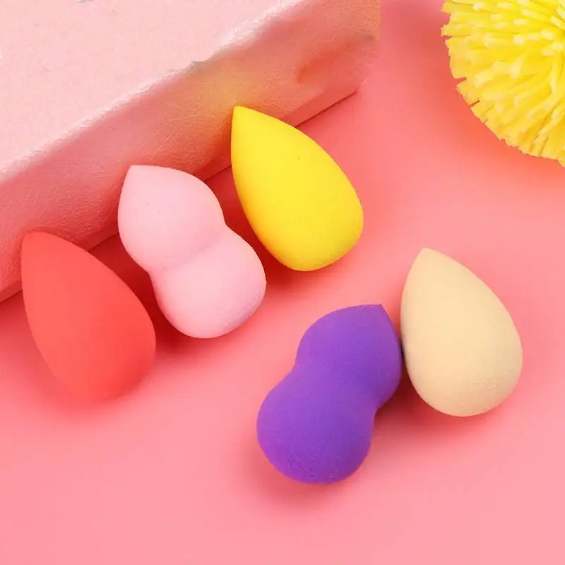 Mini Makeup Sponge Dry Wet Use Face Puff Professional Beauty Sponge Powder Eggs for Blending Foundation Powder Cosmetic Tool