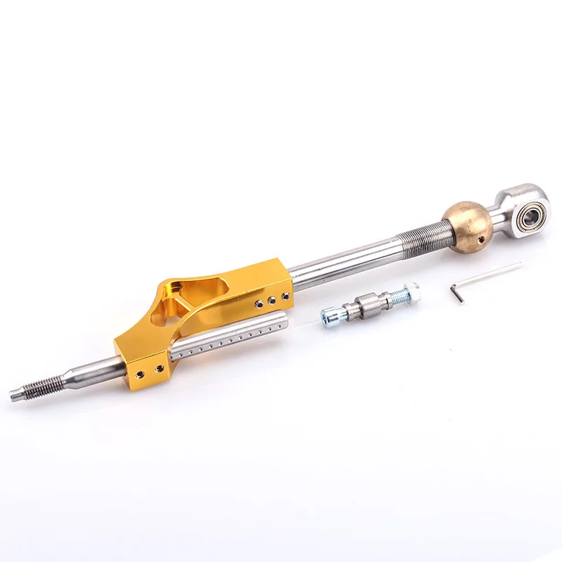 Adjustable Aluminum Height Dual Bend Short Shifter For Honda EK EG Racing modification With Logo