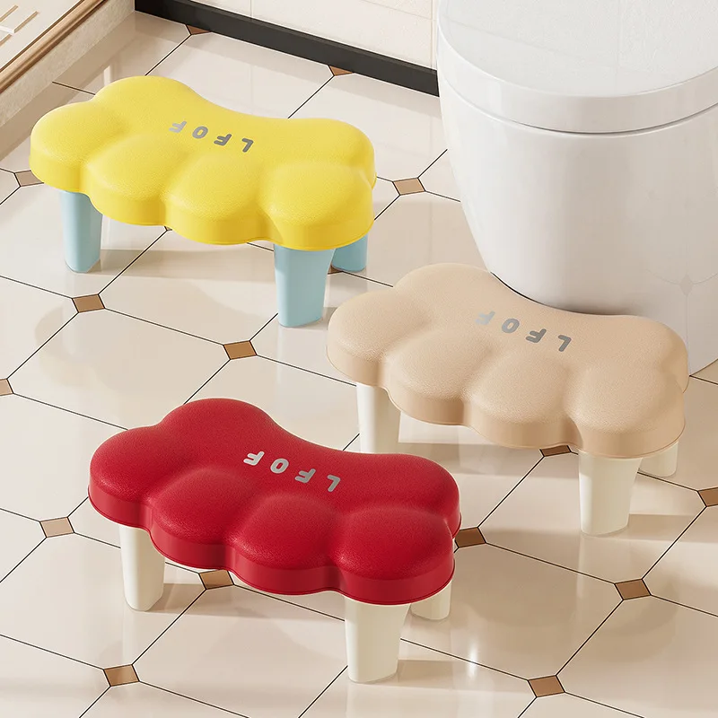 2026 Creative Footstool Bathroom Toilet Дизайнерская Мебель Taburetes Madera Muebles Multifuncionales Tabouret Stools