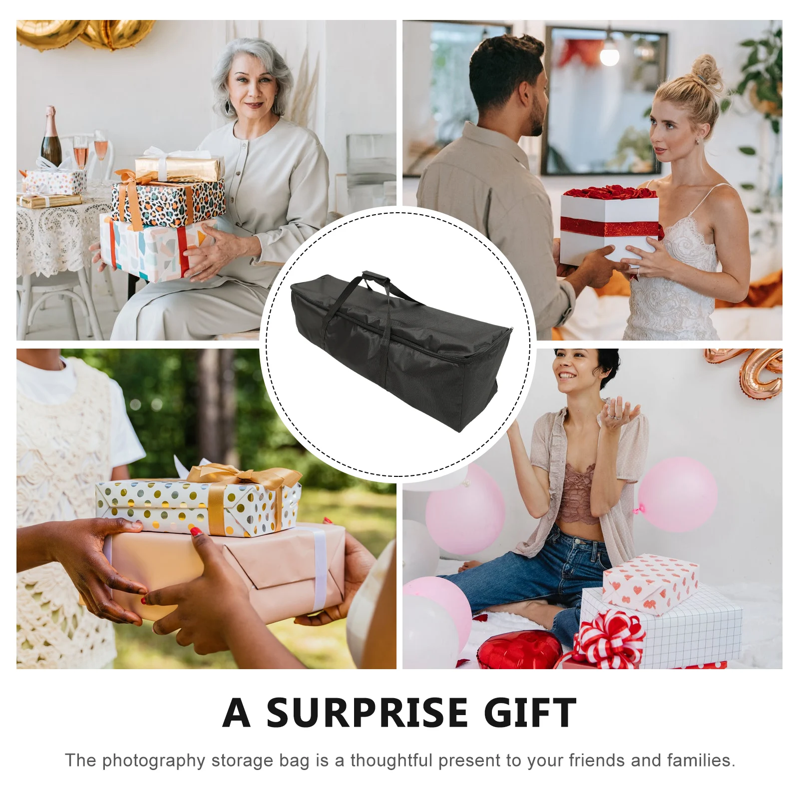 

Photographic Equipment Storage 80x21x21cm Oxford Cloth Double Zipper Tripod Carrying Bag Outdoor Photography Pouch Camera