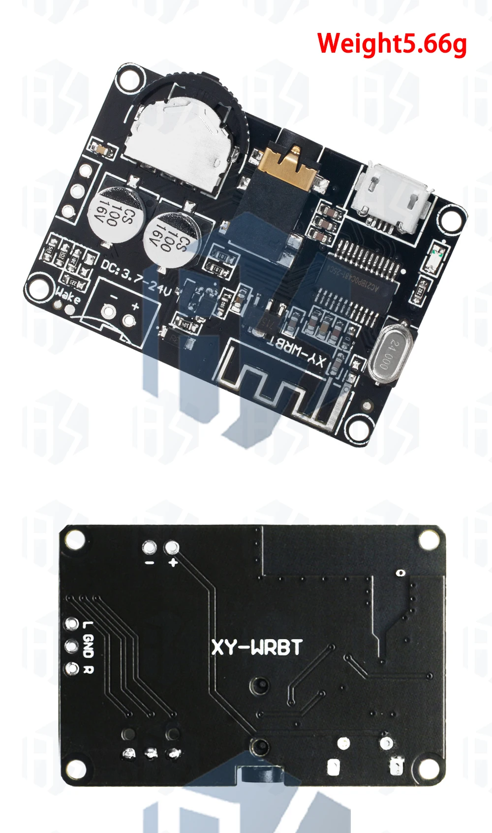 Mini Bluetooth 5.0/4,1 MP3-Decoder-Board Audio-Empfänger MP3 verlustfreier Player drahtloses Stereo-Musik verstärker modul – Detail 34