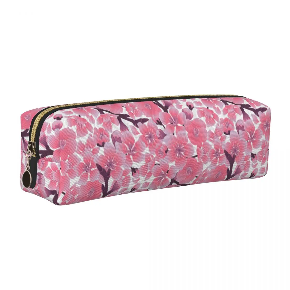 Japanese Sakura Cherry Blossom Pencil Cases Fashion Pen Box Bags Girls Boys Big Capacity School Supplies Zipper Pencilcases