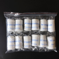 6pcs PBT Elastic Bandage First Aid Kit Gauze Roll Wound Dressing Nursing Emergency Care Bandage 4.5m