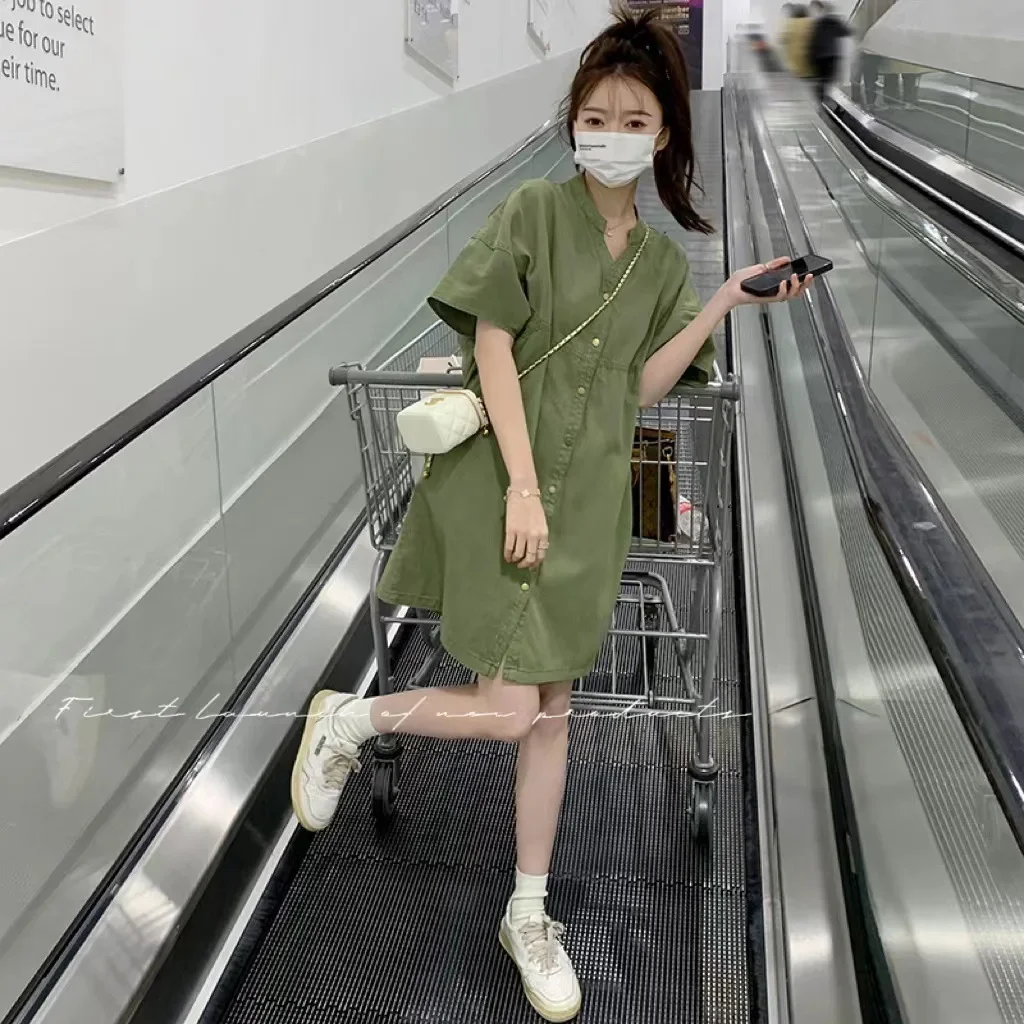 Summer New Loose Academy Style Casual Age Reducing Skirt