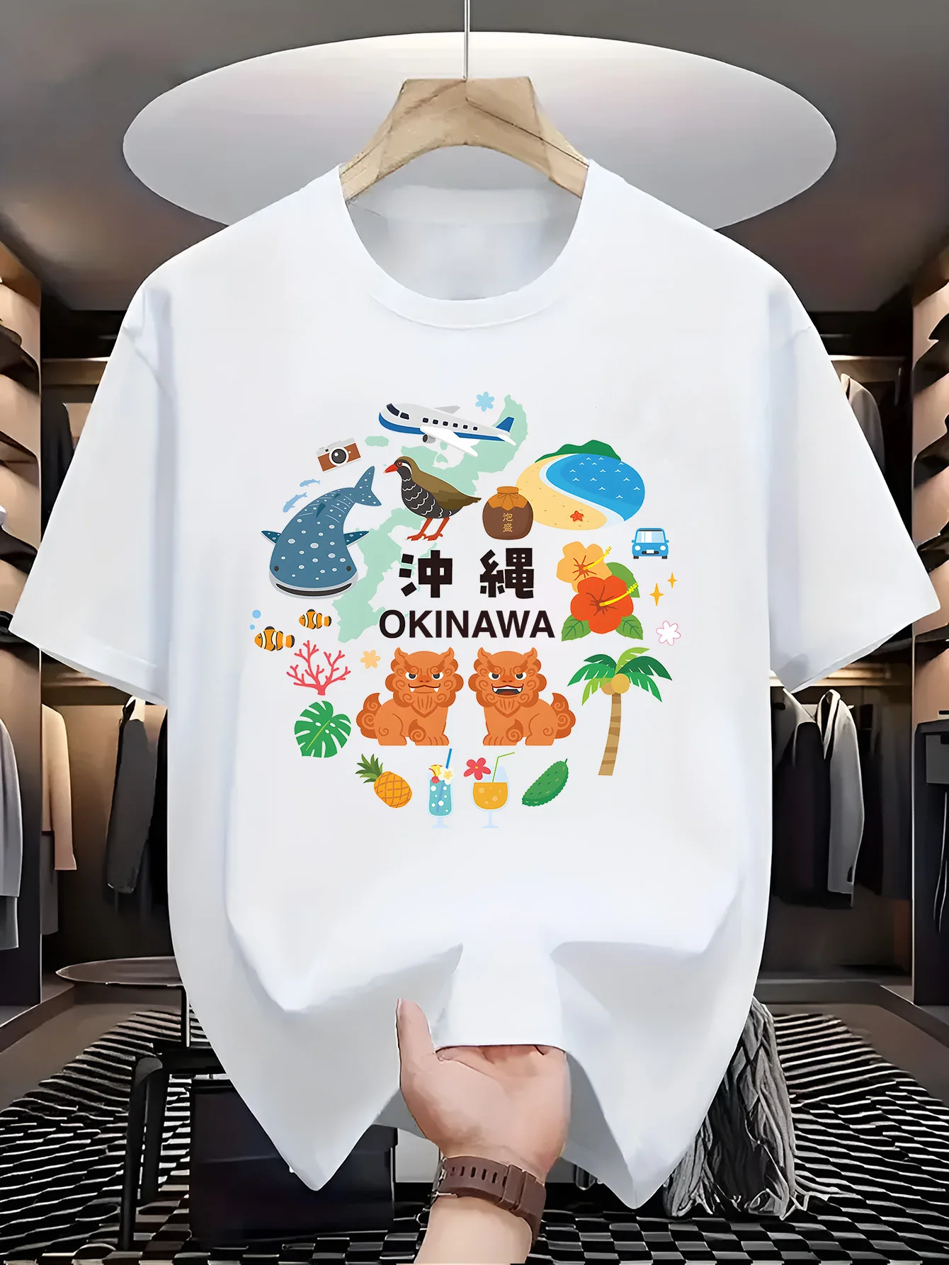 Trendy Crew Neck Short Sleeve T-Shirt Cute Cartoon Graphic Design Soft Breathable Casual Cotton Top for Women
