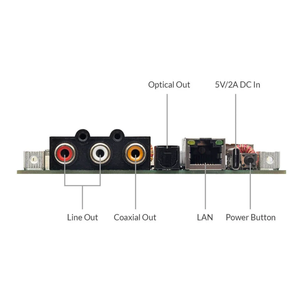 Arylic Up2Stream HD DAC AirPlay 2 Wireless Audio Streaming Board ESS9038Q2M 24bit 192kHz WiFi Bluetooth 5.0 aptX HD