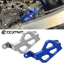 CNC Rear Brake Caliper Guard Protector Cover For Yamaha YZ125 YZ250X YZ250 YZ250F YZ250X YZ450F YZ450FX 50TH MONSTER 2021-2024