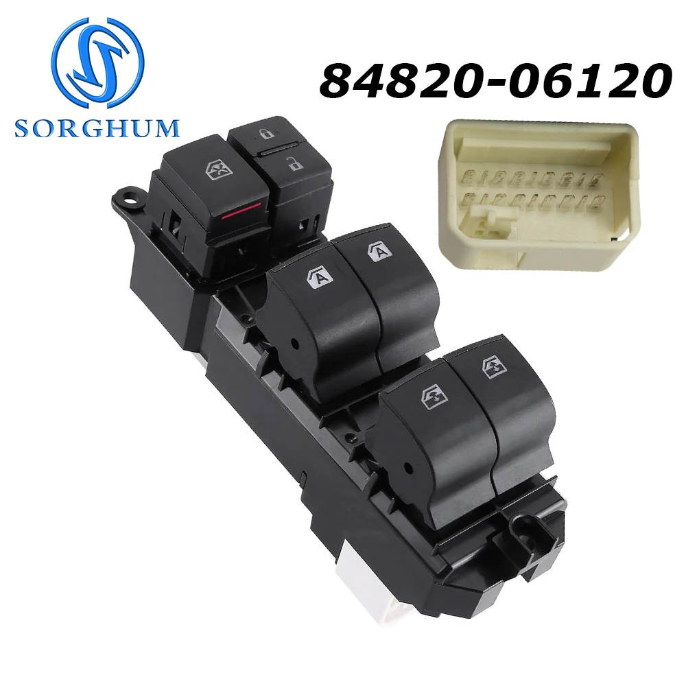 

84820-06120 8482006120 для Toyota Camry 2015 2016 2017, электрический главный передний левый стеклоподъемник, кнопка подъема