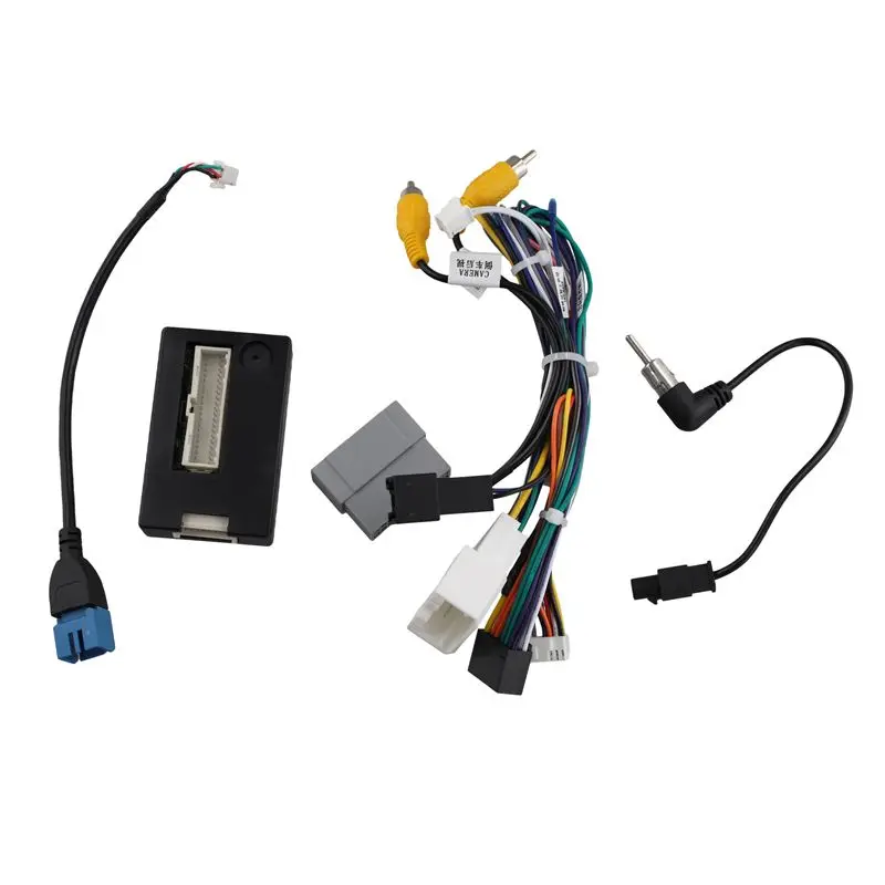 FEDI-16Pin Car Stereo Wire Harness Adapter Decoder Power Cable With Canbus Box For Dodge Journey Fiat