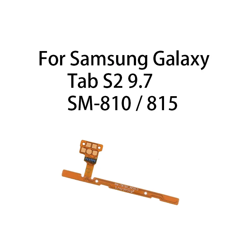 Gefenis Power ON OFF Mute Switch Control Key Volume Button Flex Cable For Samsung Galaxy Tab S2 9.7 SM-810 / 815