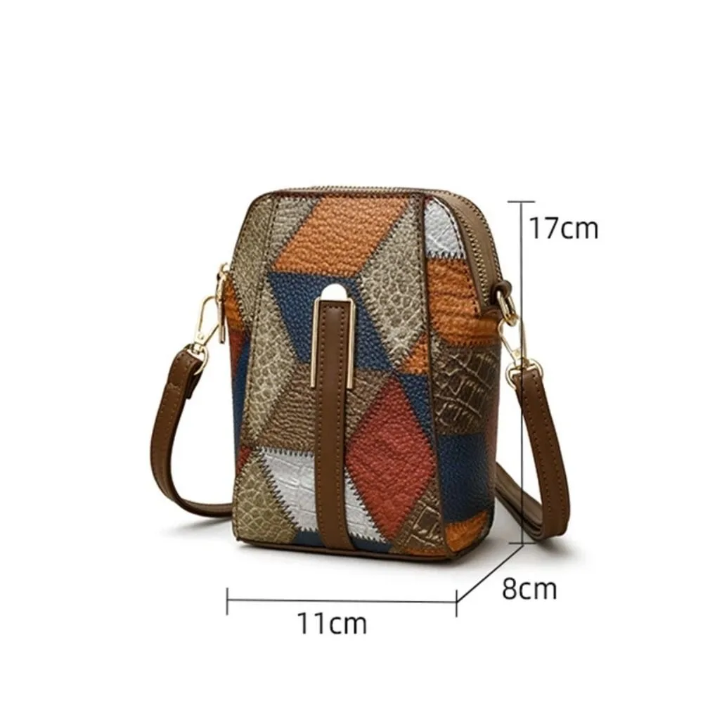 Moda damska torba na ramię typu crossbody luksusowa damska torba na telefon i portmonetki PU skóra mała torebka designerska