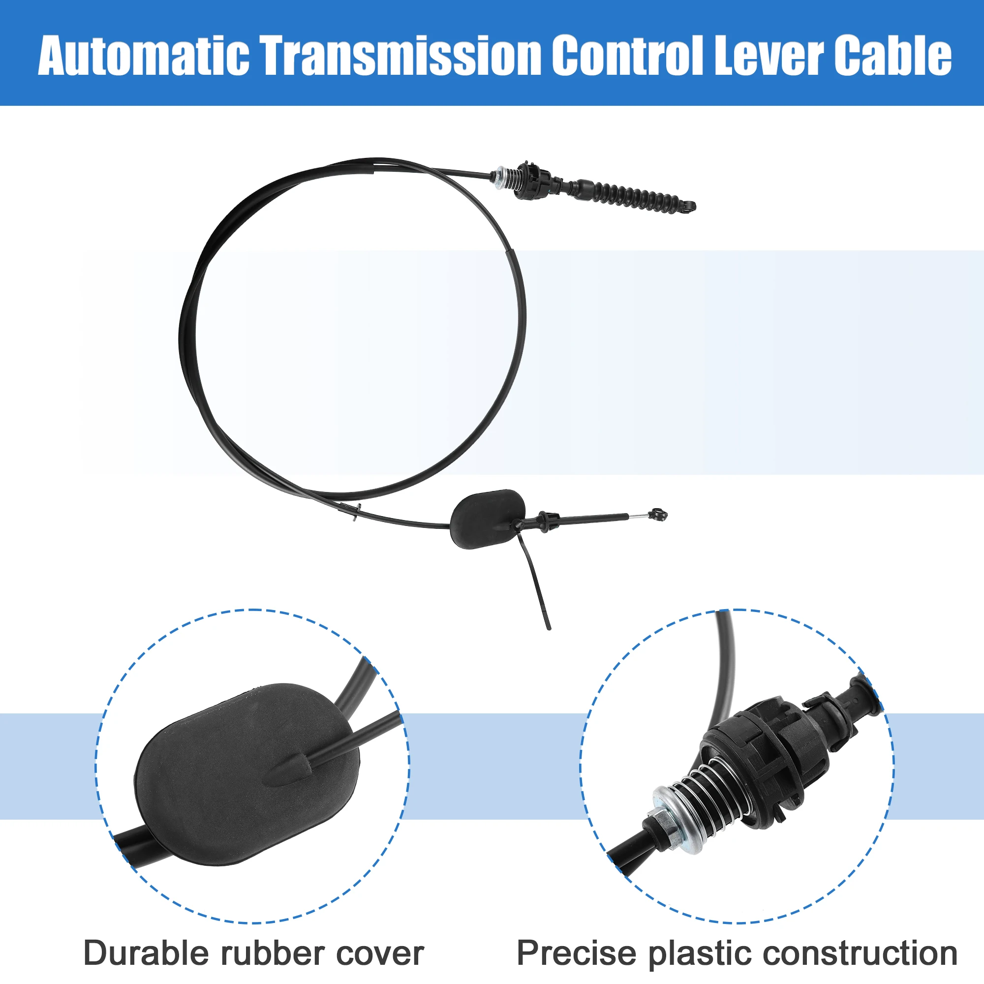 X Autohaux Auto Gear Shift Cable Transmission Shifter Cable 15189198 Fit for Chevrolet Blazer 1999-2005 for GMC Sonoma 1999-2004