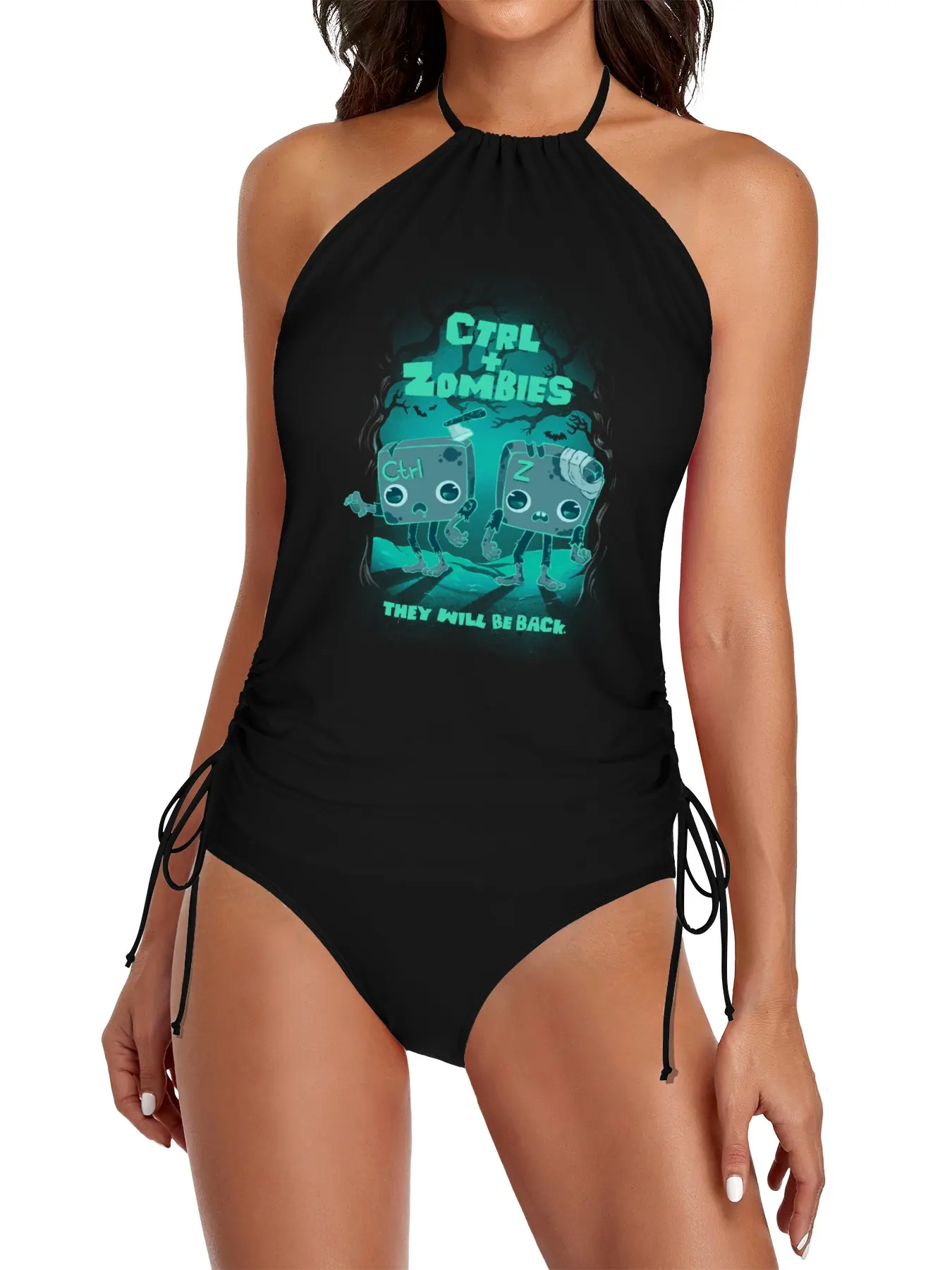 

Ctrl+Zombies Split Swimsuit Set Woman summer outfit dresses for women summer 2025 2 piece swimsuit