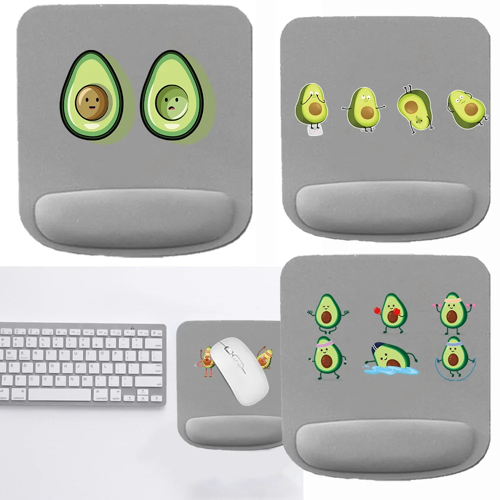 Mouse Pad Non Slip Mice Mat Soft Mouse Pad Square Mouse Mat Anti-Slip for PC Laptop Computer Avocado Series Office Accessories