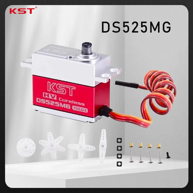 

KST DS525MG 7,5 кг 8,4 В 0,04 сек. HV цифровой серводвигатель с металлической шестерней для радиоуправляемой модели БПЛА, автомобиля, лодки, робота, руки, вертолета, самолета, детали
