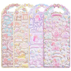 20pcs/lot Sanrio Little Twin Stars Stickers Creative Scrapbooking DIY Diary Decorative Stationery Sticker Album Stick Label