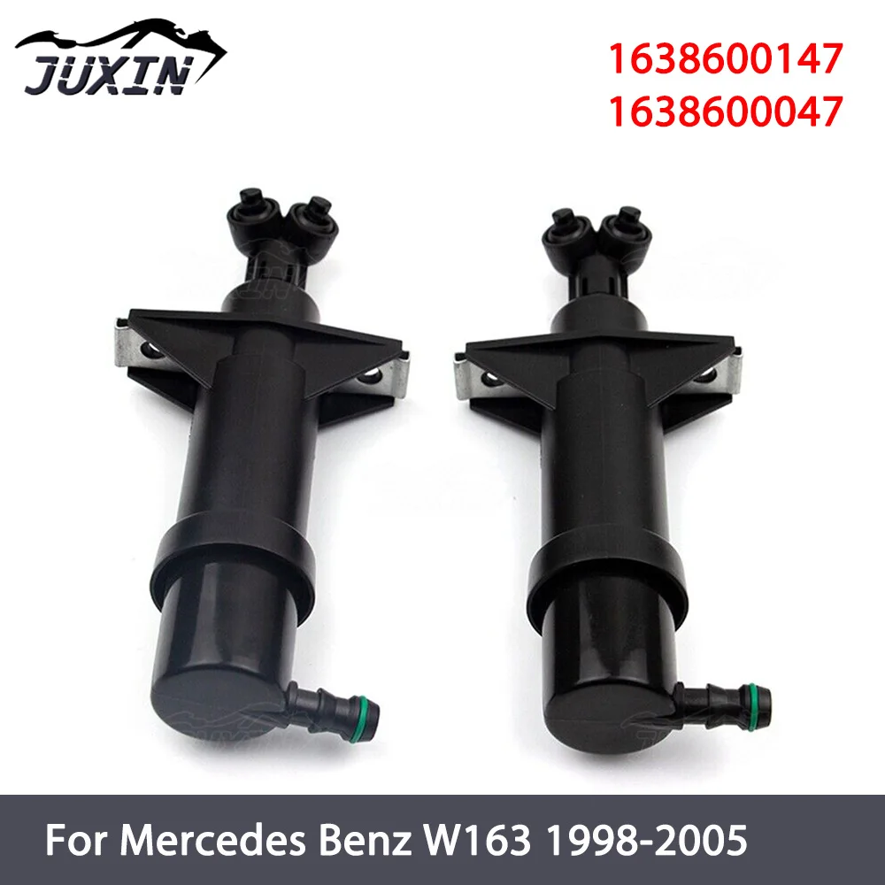 

Headlight Washer Spray Nozzle Black Front Left Right Black For Mercedes-Benz ML-Class W163 ML350 ML430 ML500 ML55 AMG 1998-2005