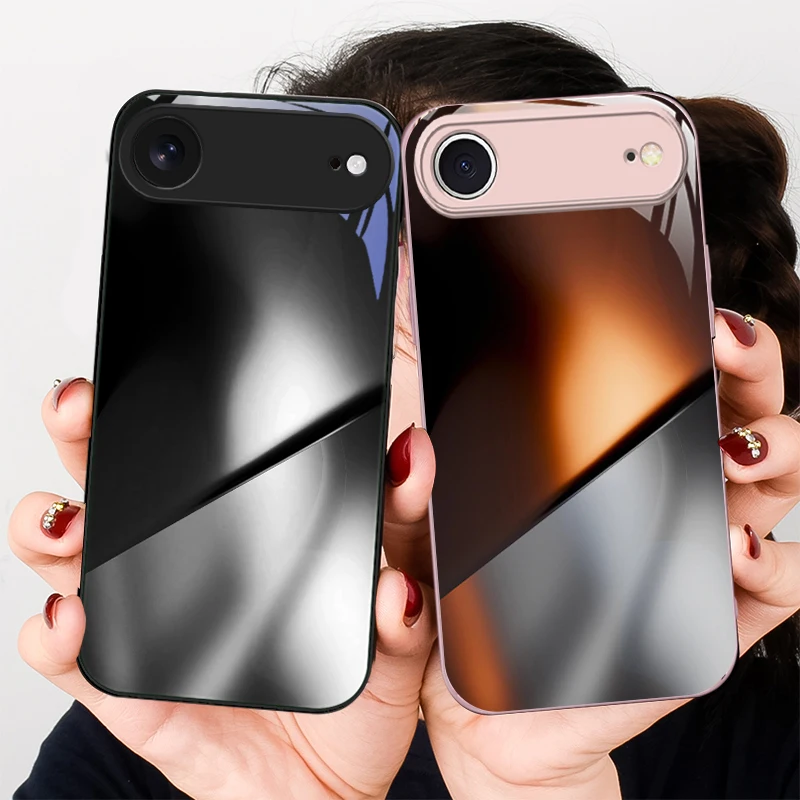 

Mysterious color and light For iPhone 17 Air 16 E 15 14 13 Plus 12 mini 17 Pro Max 11Pro XR Xs 7 8 11 Tempered Glass Phone Case