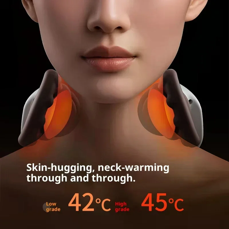 مدلك الرقبة المحاكاة اليدوية الحقيقية مع تصميم العجن 4D، لاسلكي ومحمول لتخفيف آلام الظهر