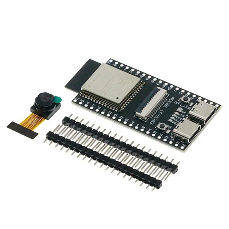 

ABZW ESP32-S3-WROOM-1 N16R8 ESP32-S3 WROOM N16R8 CAM Макетная плата Wi-Fi Bluetooth-модуль камеры с встроенными компонентами