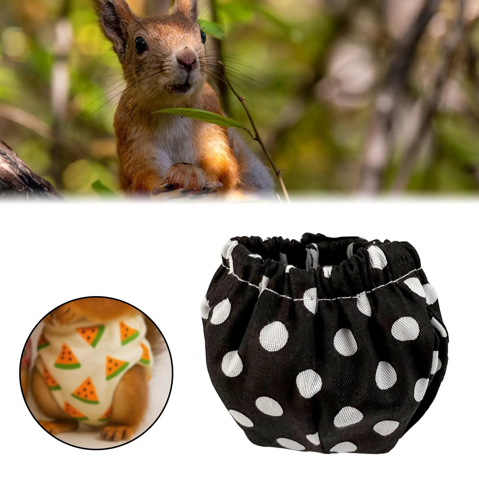 Pañal para cobayas, ardillas y ratas elástico reutilizable - imagen 4