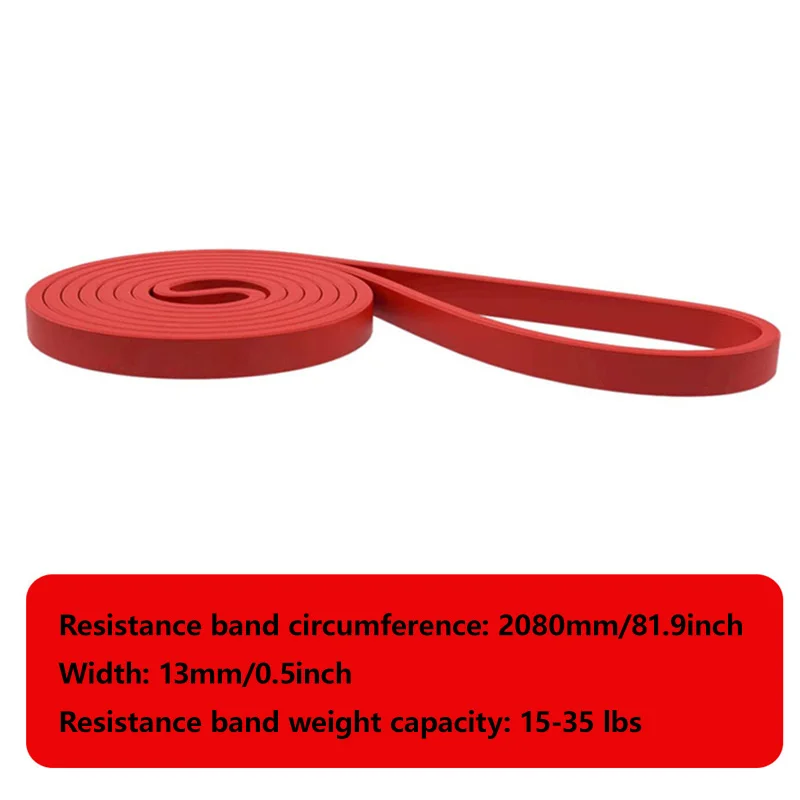 Neues 1-teiliges robustes Latex-Widerstandsband, elastisches Übungsband für Krafttraining, Hilfsband für Klimmzüge, Fitnessgerät zur Stärkung der Muskulatur