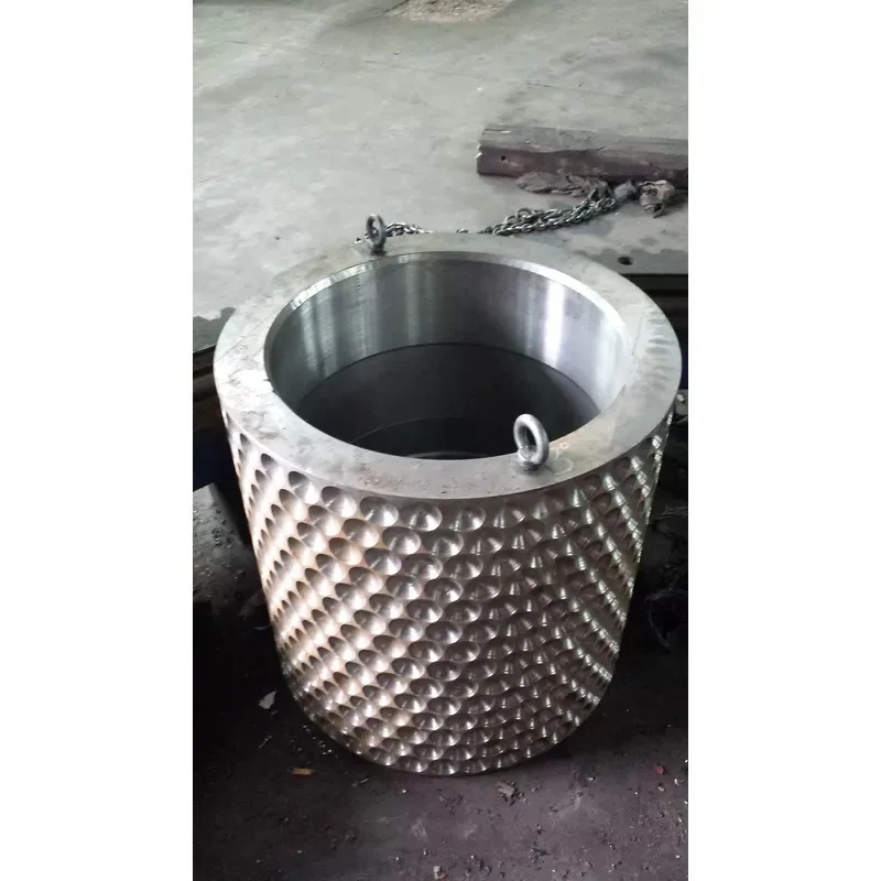 Steel Crusher Roll Shell Mining Machine Particle Parts Roll Sleeve