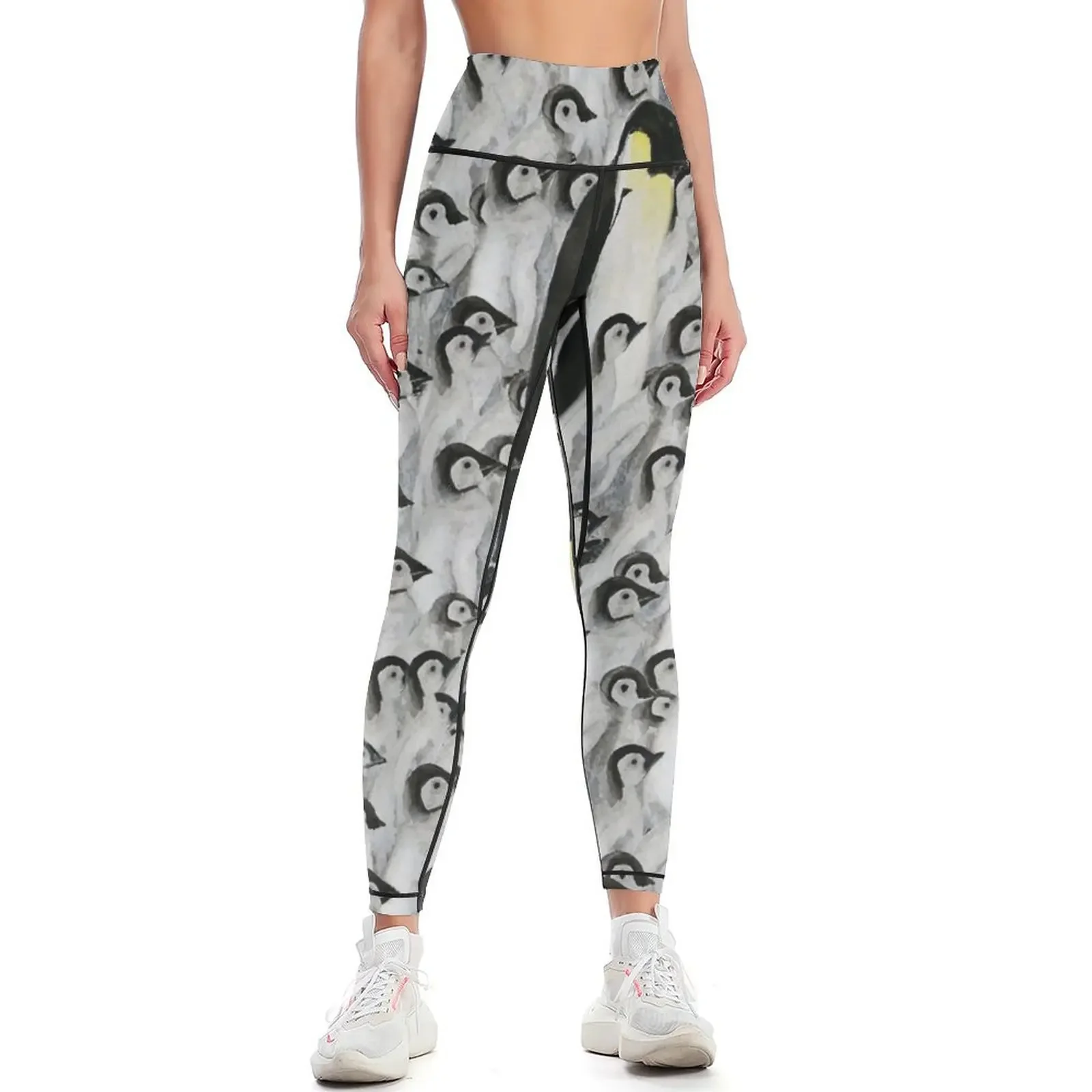 

penguins penguins and penguins Leggings gym's clothing Jogger pants high waist exercise clothing for Womens Leggings