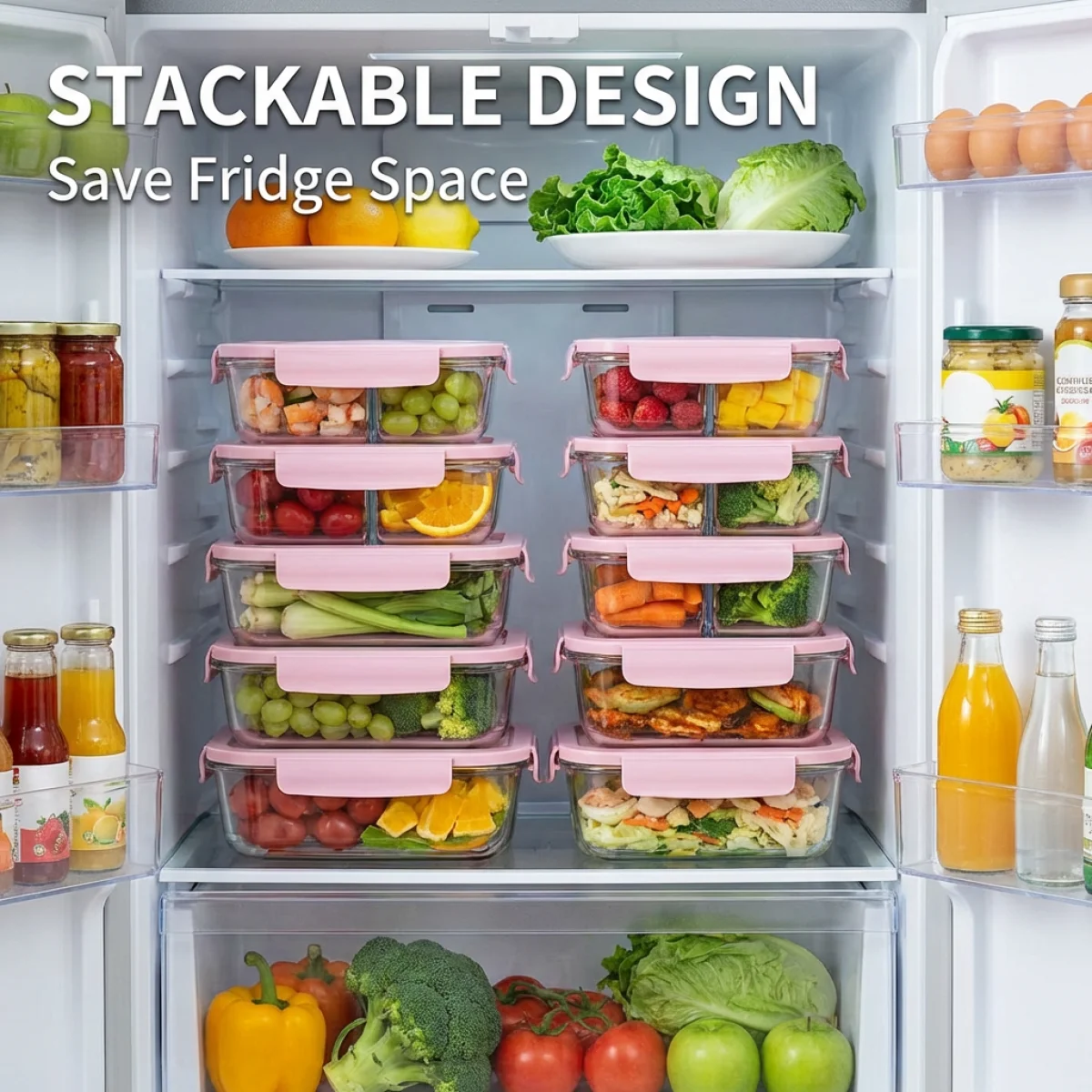 2 Stück Glas-Lebensmittelbehäl – Meal Prep Healthy Lunch Bewertung und Preis