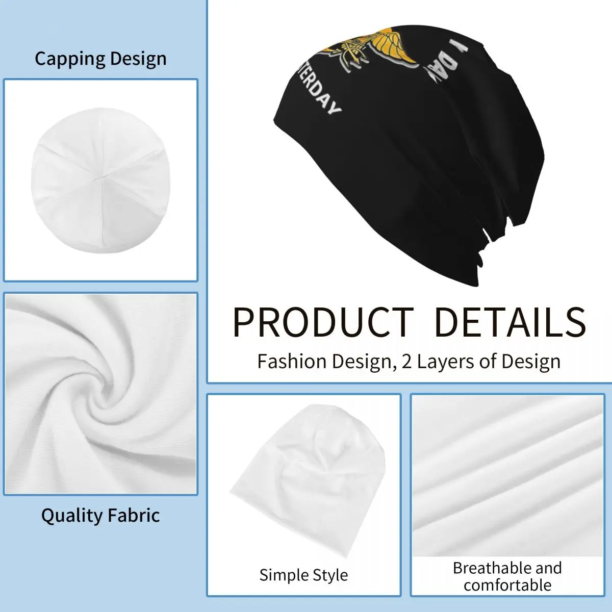 الولايات المتحدة الأمريكية البحرية الأختام الدافئة محبوك قبعة الهيب هوب بونيه قبعة الخريف الشتاء في الهواء الطلق بيني القبعات للجنسين الكبار